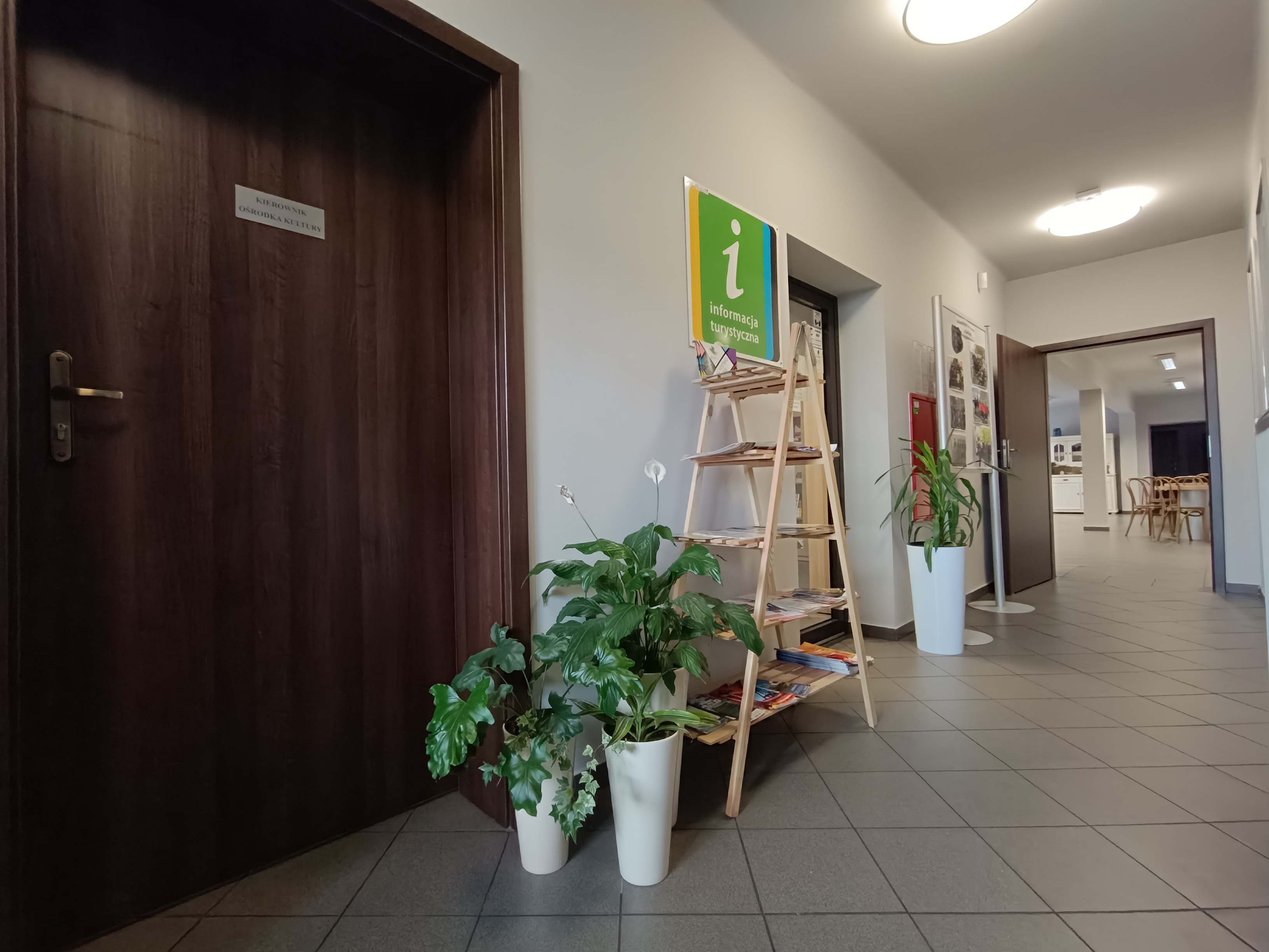 GCKSiT O.K. w Gołkowicach parter - korytarz główny, biuro kierownika, PIT